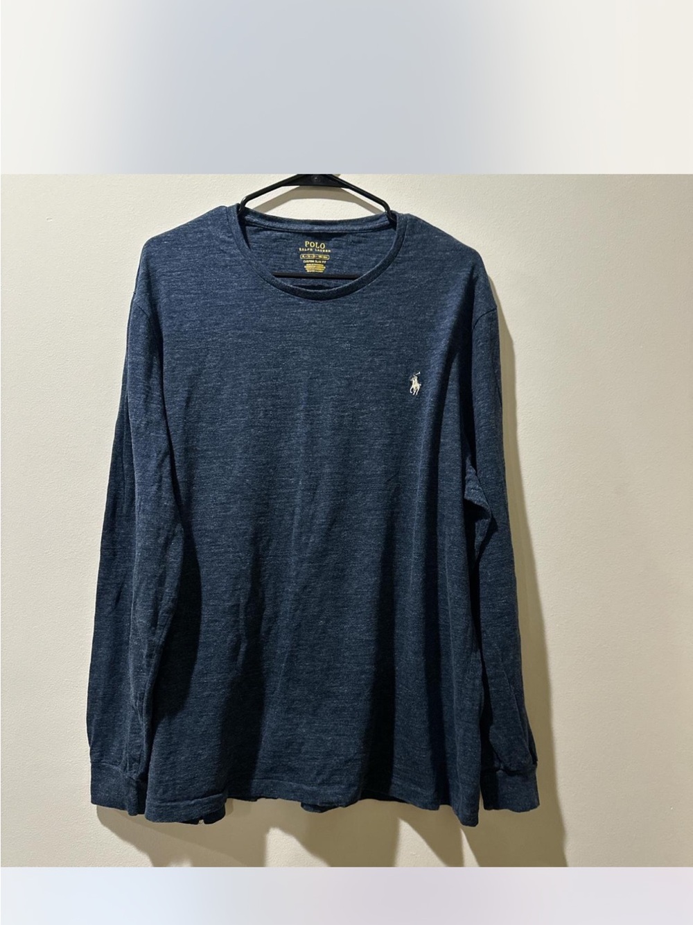 Polo by Ralph Lauren Long-Sleeve Crewneck Tee - Dark Navy